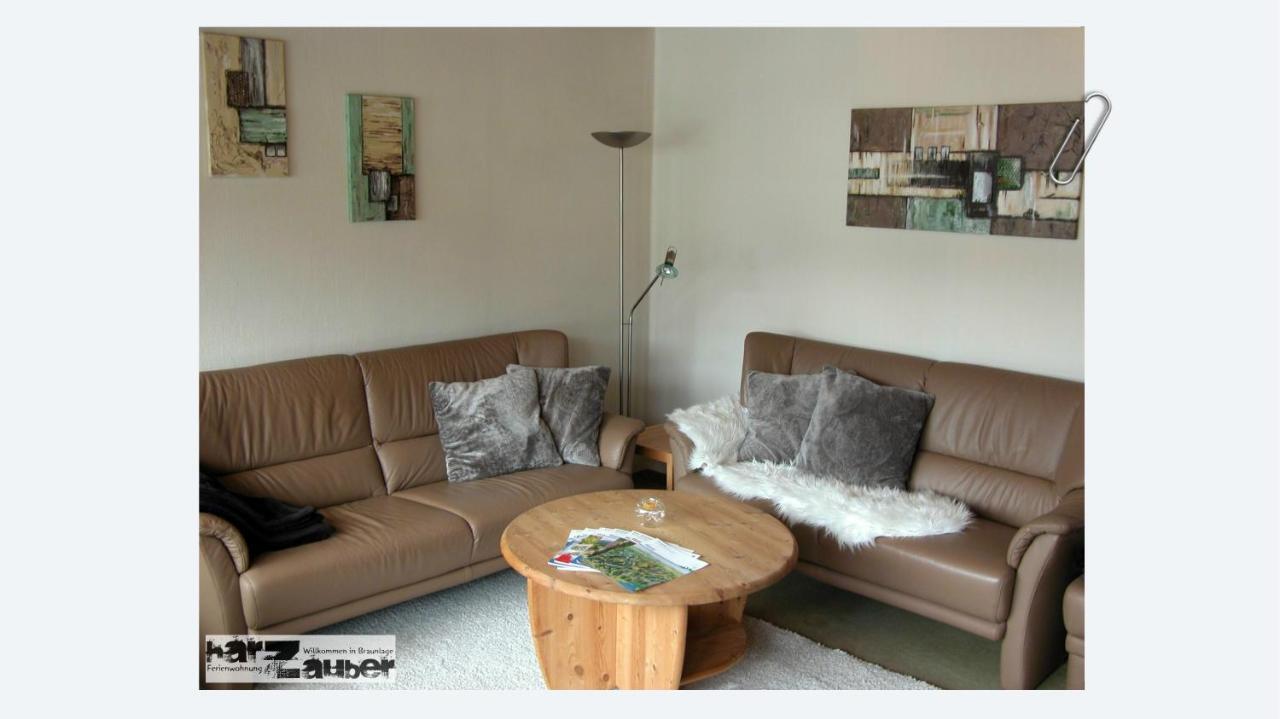Ferienwohnung Harzauber 브라운라제 외부 사진